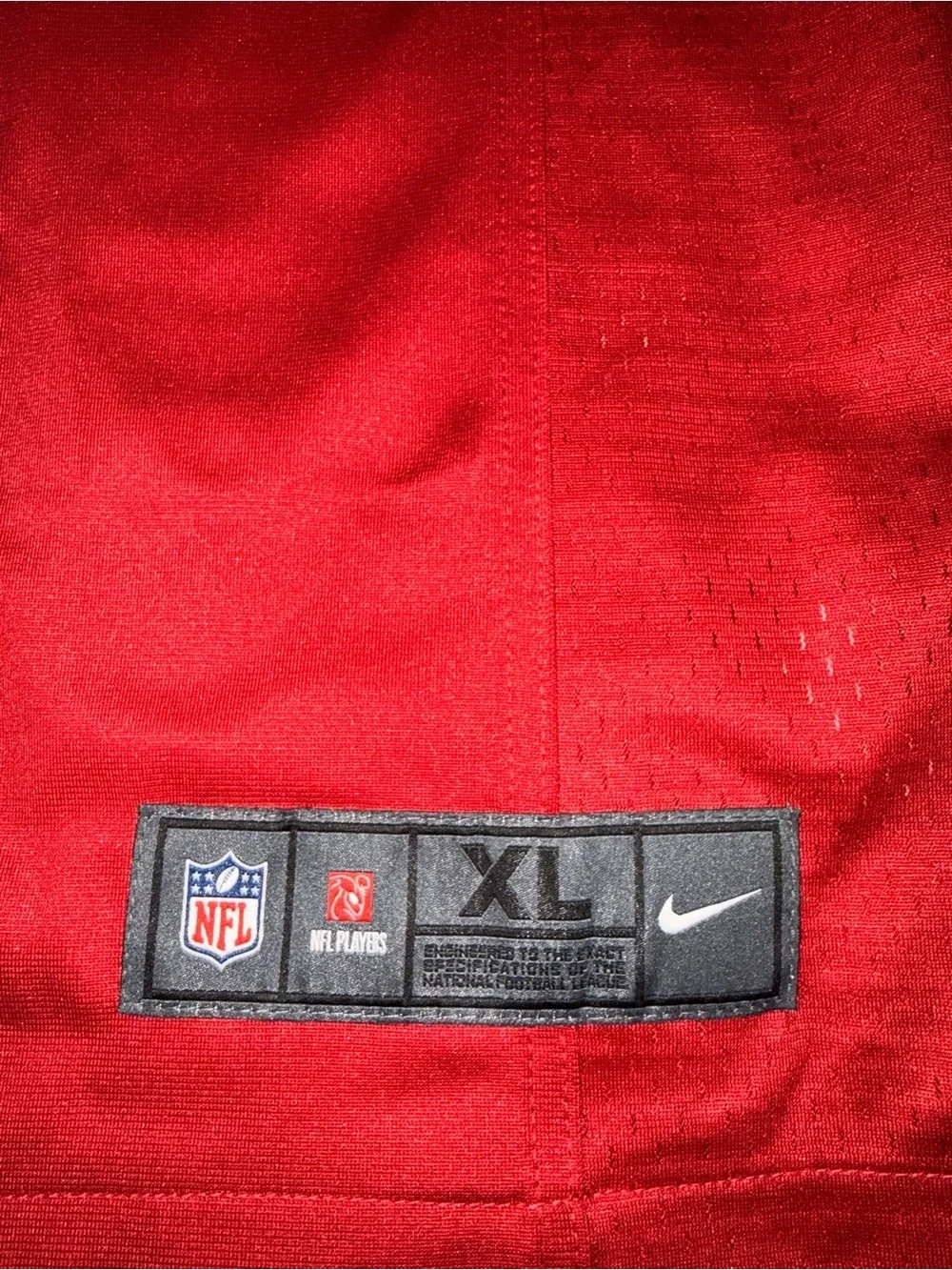 NFL 49ers Bosa #97 Jersey Nike Players On Field Red White San Francisco EUC